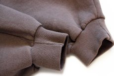 画像6: 90s メキシコ製 RUSSELLラッセル 無地 前V スウェット ココア XXL★特大 ブランク (6)