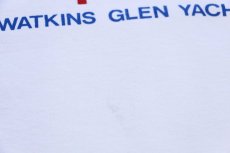 画像6: 90s USA製 WG WATKINS GLEN YACHT CLUB スウェット 白 XL (6)