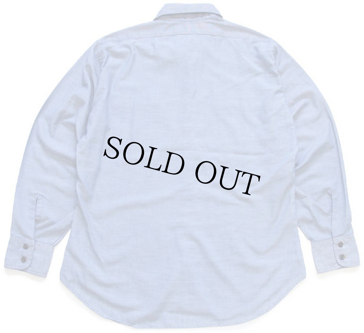 画像2: 70s Levi'sリーバイス シャンブレーシャツ L (2)