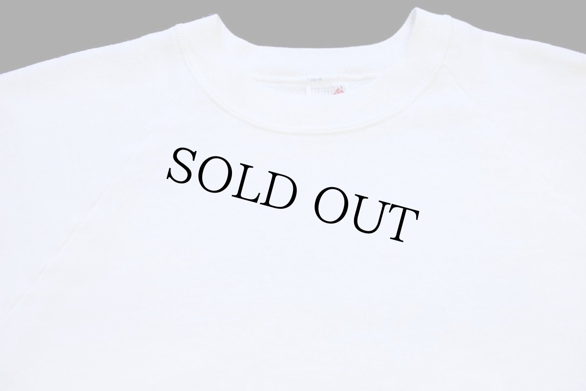 画像3: 80s USA製 JERZEES 無地 スウェット 白 L★ブランク RUSSELLラッセル (3)