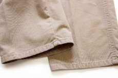 画像7: 90s DOCKERSドッカーズ ツータック コットン キャンバス チノパン グレーベージュ w34 L30★Levi'sリーバイス (7)