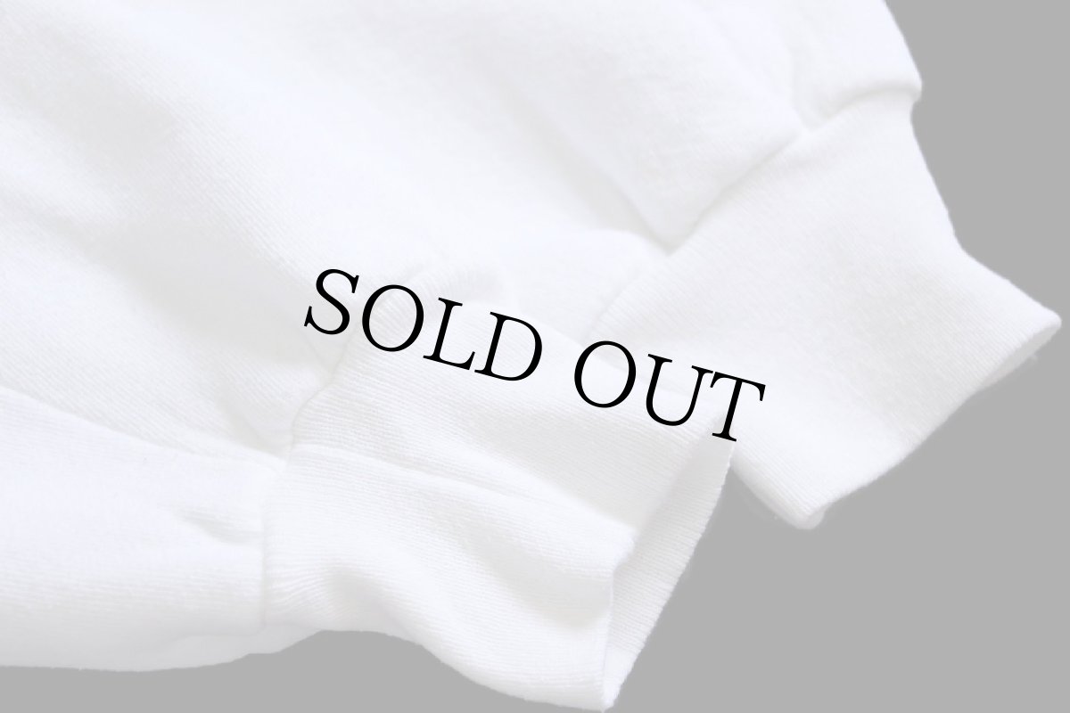 画像6: 90s USA製 RUSSELLラッセル 無地 前V スウェット 白 L★ブランク (6)