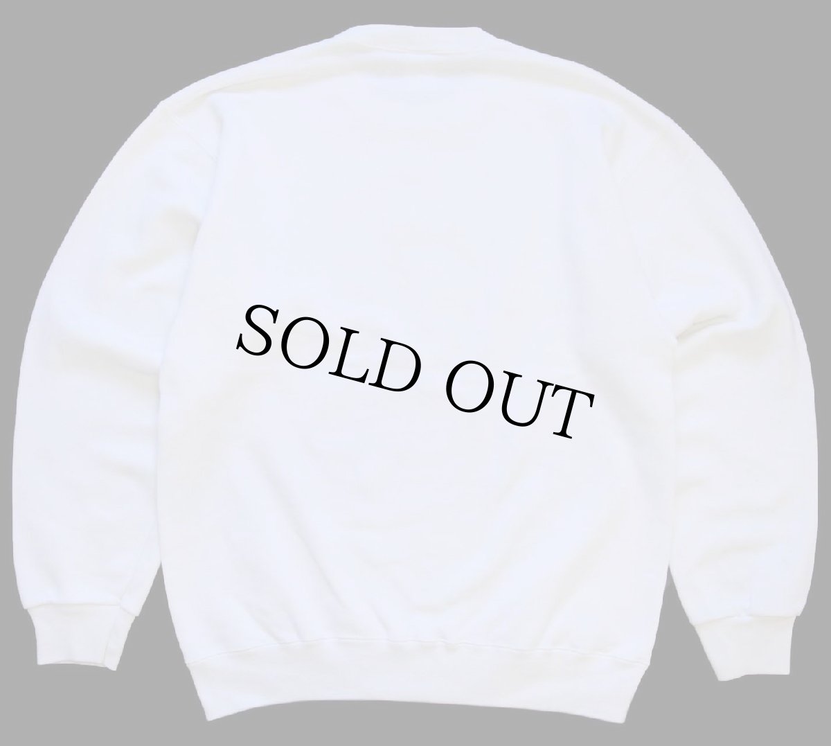 画像2: 80s USA製 米軍 USMC ビッグロゴ スウェット 白 M (2)