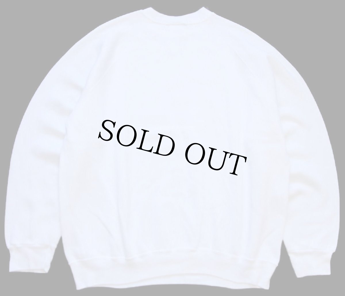 画像2: 80s USA製 TULTEX 無地 スウェット 白 XL★ブランク (2)