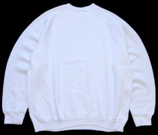 画像2: 80s USA製 TULTEX 無地 スウェット 白 XL★ブランク (2)