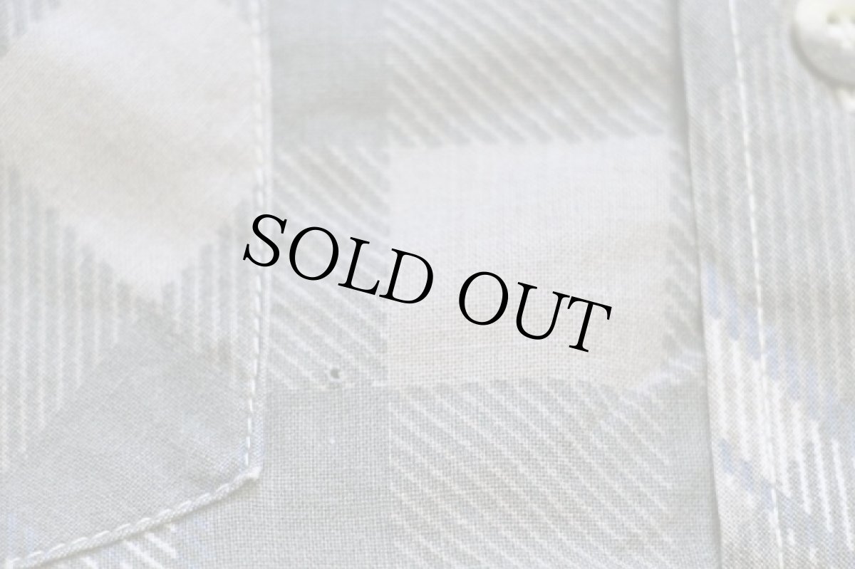 画像7: 90s Levi'sリーバイス チェック プリント コットンシャツ L★ユーロ (7)