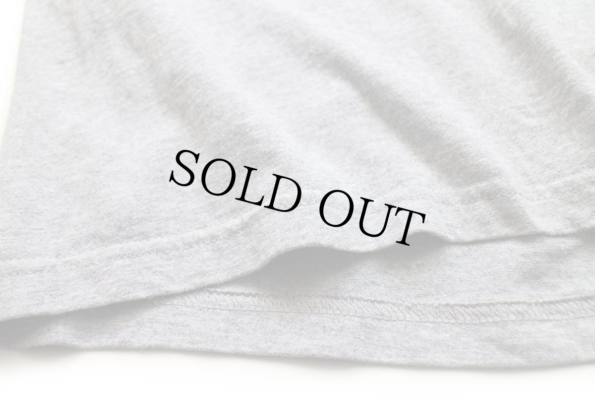 画像6: USA製 BAYSIDE LOCAL 630 WEST PALM BEACH FLORIDA 長袖 ポケットTシャツ 杢グレー XL (6)