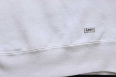 画像5: 90s USA製 Leeリー 無地 スウェット 白 M★ブランク (5)