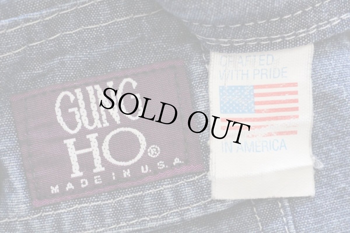 画像6: USA製 GUNG HOガンホー ダンガリー ベイカーパンツ w32 (6)