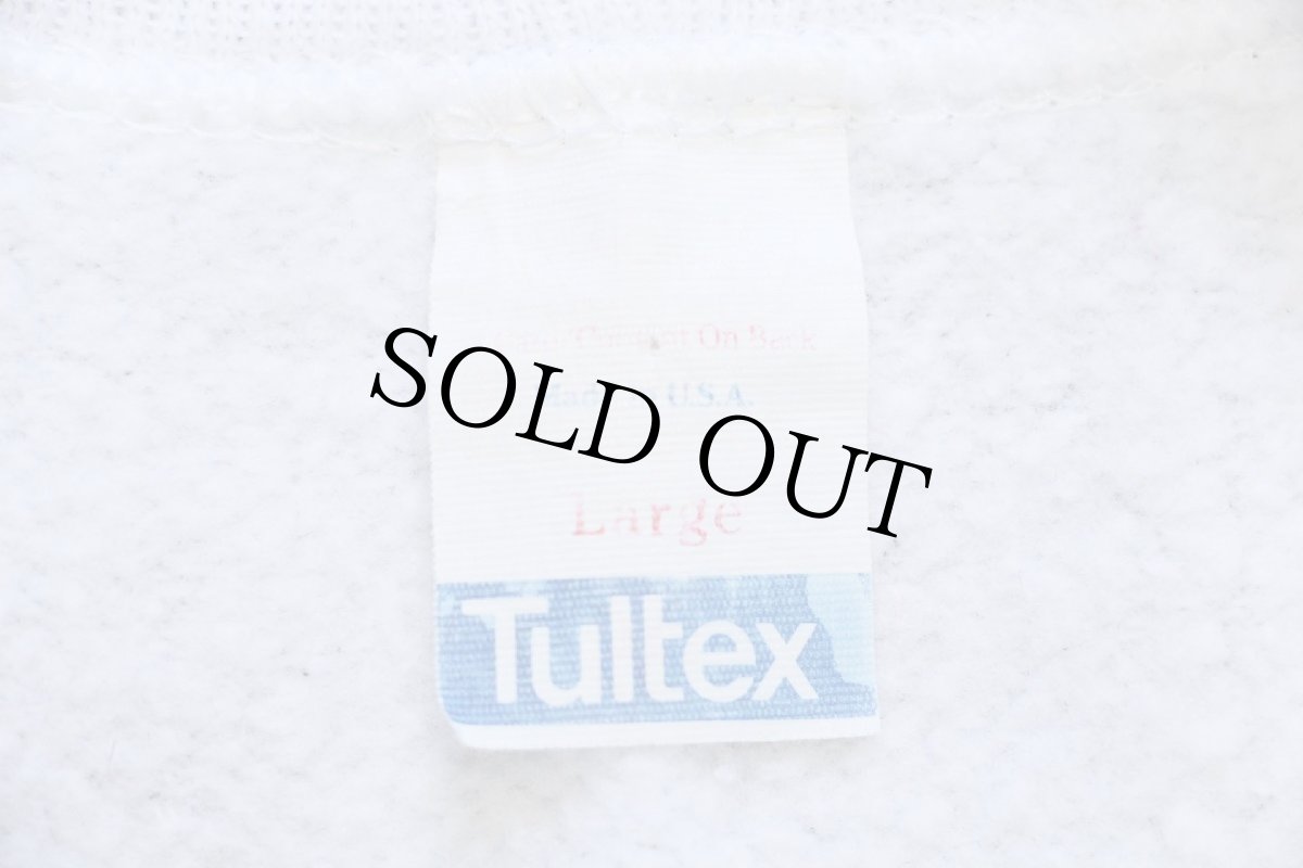 画像5: 80s USA製 Tultex HARVARD スウェット 白 L (5)