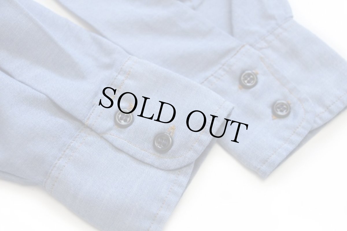 画像7: 70s Levi'sリーバイス シャンブレーシャツ L (7)