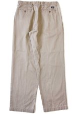 画像3: 90s DOCKERSドッカーズ ツータック コットン チノパン グレーベージュ w34 L31★Levi'sリーバイス (3)