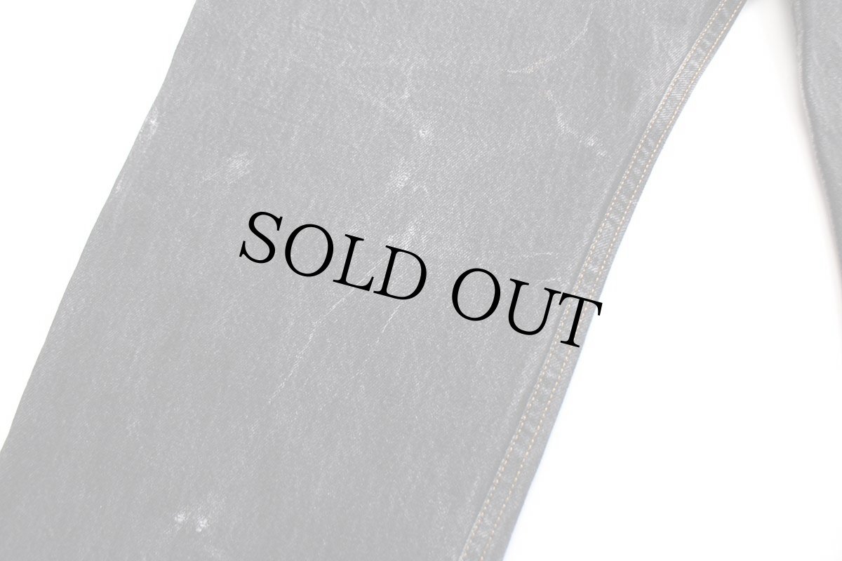 画像9: 00s メキシコ製 Levi'sリーバイス 501 ペンキ飛び 先染め ブラック デニムパンツ w42 L30★SDP2619 (9)