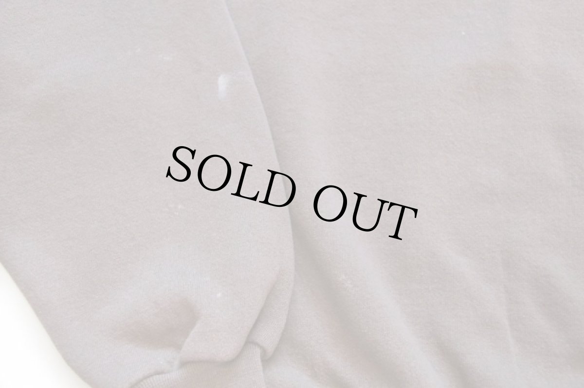 画像5: 90s メキシコ製 RUSSELLラッセル 無地 前V スウェット ココア XXL★特大 ブランク (5)