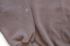 画像5: 90s メキシコ製 RUSSELLラッセル 無地 前V スウェット ココア XXL★特大 ブランク (5)