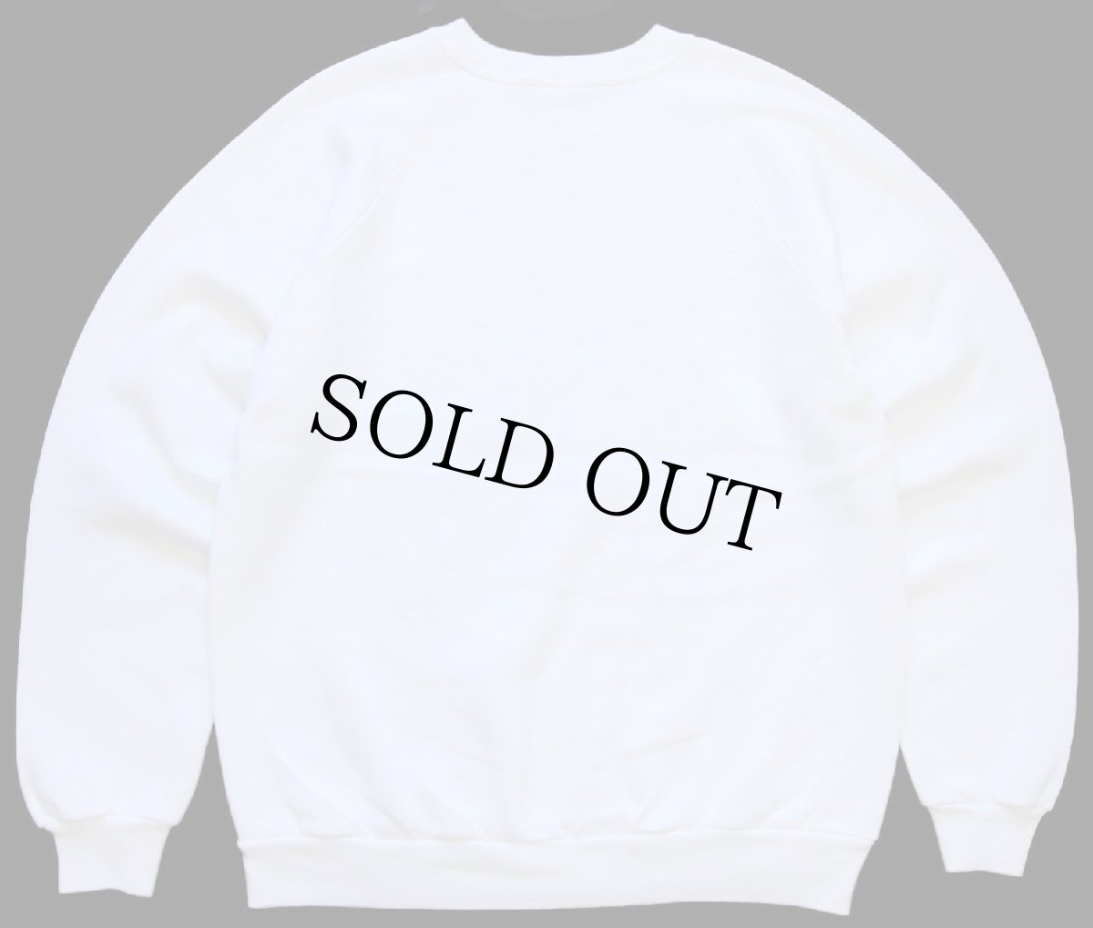 画像2: 80s USA製 JERZEES 無地 スウェット 白 L★ブランク RUSSELLラッセル (2)