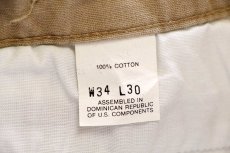 画像6: 90s DOCKERSドッカーズ ツータック コットン キャンバス チノパン グレーベージュ w34 L30★Levi'sリーバイス (6)