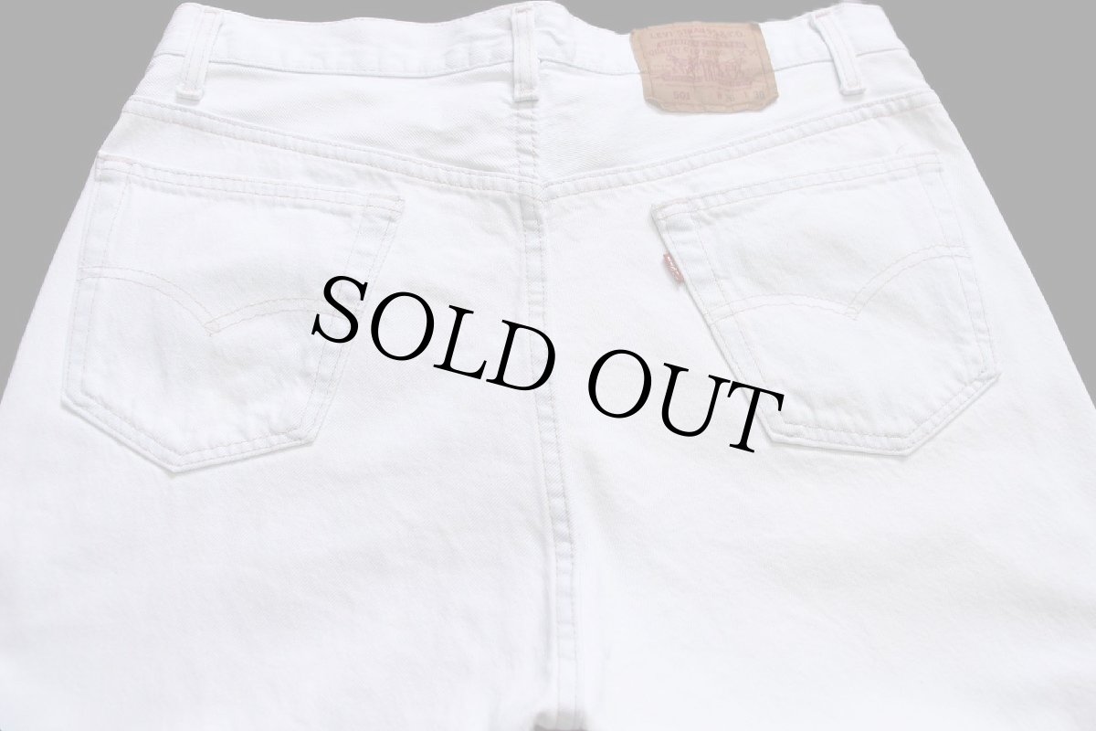 画像5: 90s USA製 Levi'sリーバイス 501 デニムパンツ アイスブルー w36 L30 (5)