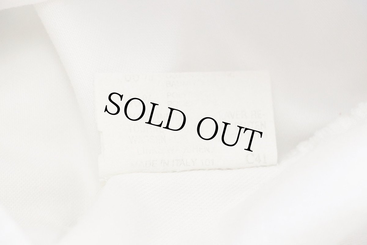 画像6: 80s イタリア製 Levi'sリーバイス コットン×ポリエステル パンツ 白 w32★ユーロ (6)