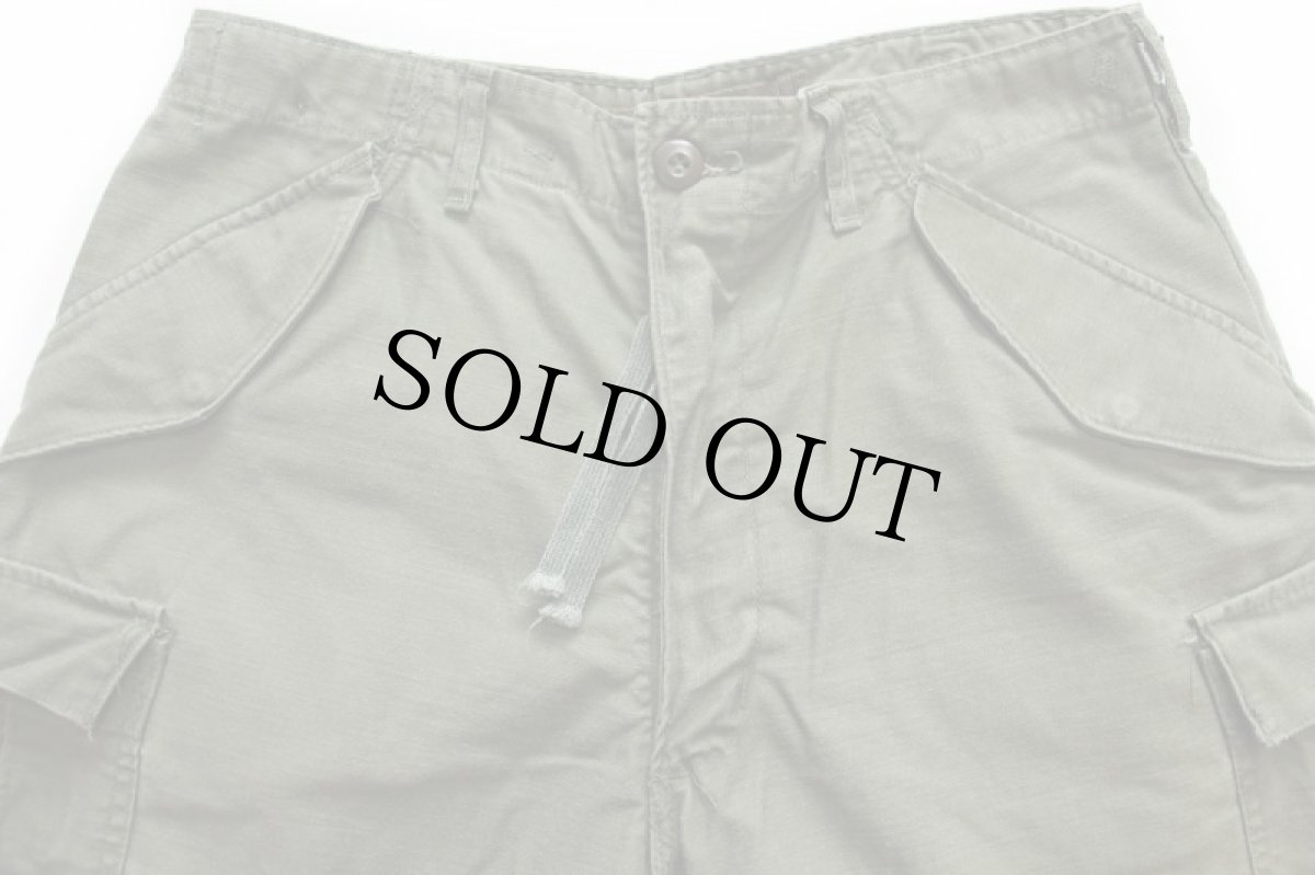 画像4: 70s 米軍 U.S.ARMY M-65 フィールドカーゴパンツ オリーブグリーン M-S (4)