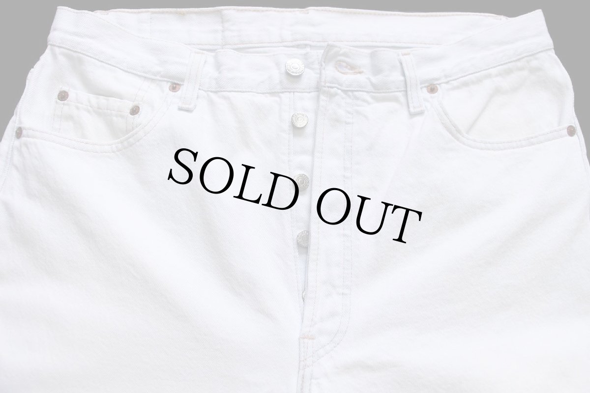 画像4: 90s USA製 Levi'sリーバイス 501 デニムパンツ アイスブルー w36 L30 (4)