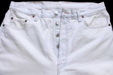 画像4: 90s USA製 Levi'sリーバイス 501 デニムパンツ アイスブルー w36 L30 (4)