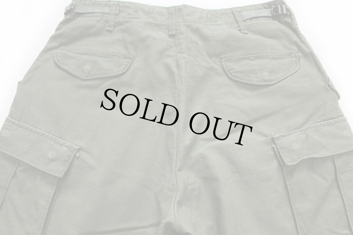 画像5: 70s 米軍 U.S.ARMY M-65 フィールドカーゴパンツ オリーブグリーン M-S (5)