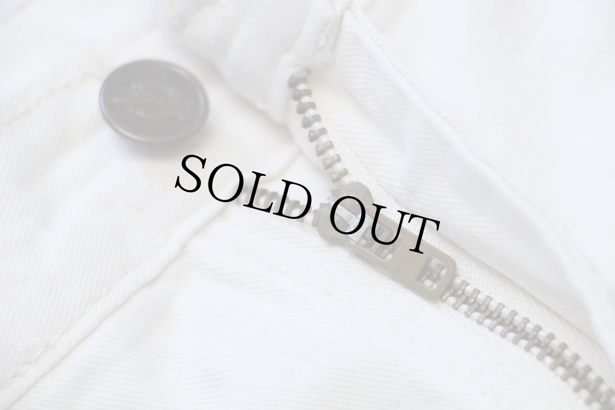 画像7: 00s Dickiesディッキーズ ペンキ飛び コットン ペインターパンツ 生成り w40 L30 (7)