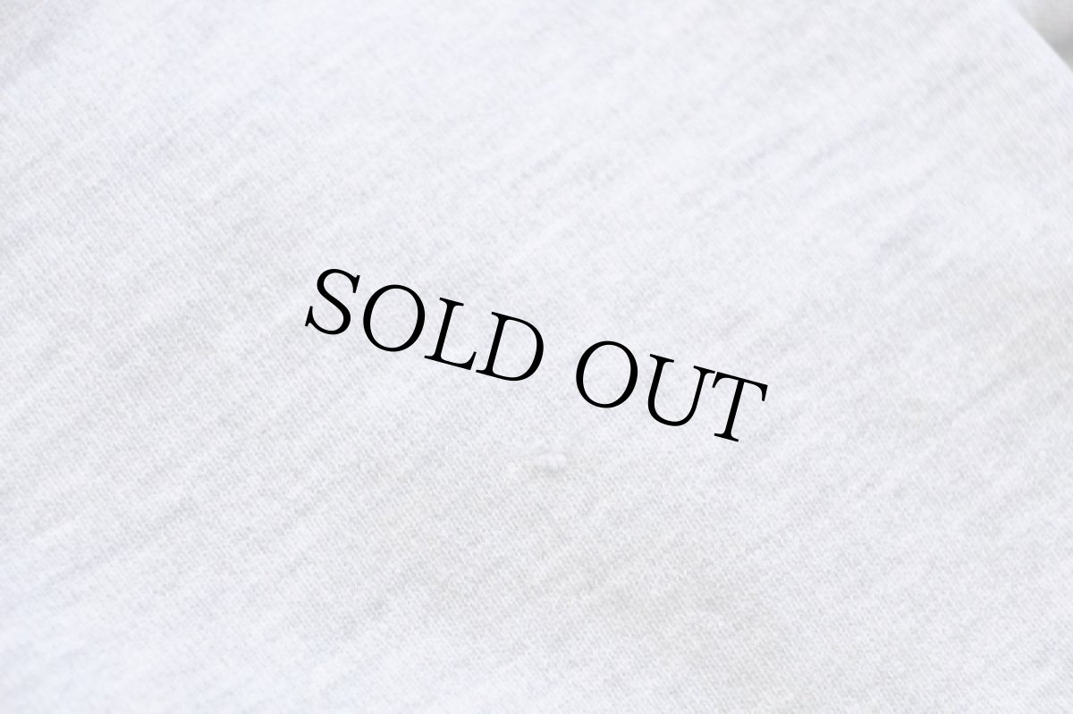 画像9: 80s USA製 Championチャンピオン PRINCETON 染み込みプリント リバースウィーブ スウェットパーカー 杢グレー L★フーディー (9)