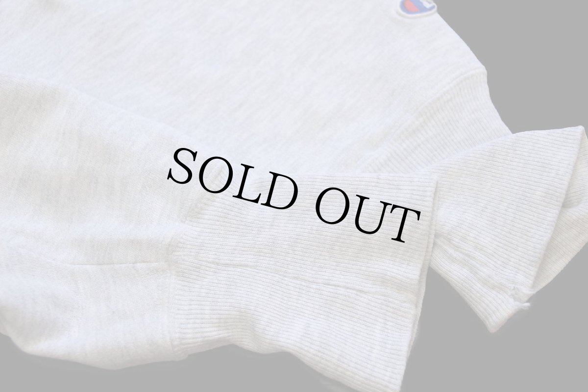 画像5: 90s Championチャンピオン 無地 目無し リバースウィーブ スウェット 杢グレー★ブランク (5)