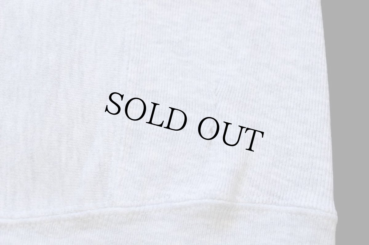 画像6: 90s Championチャンピオン 無地 目無し リバースウィーブ スウェット 杢グレー★ブランク (6)