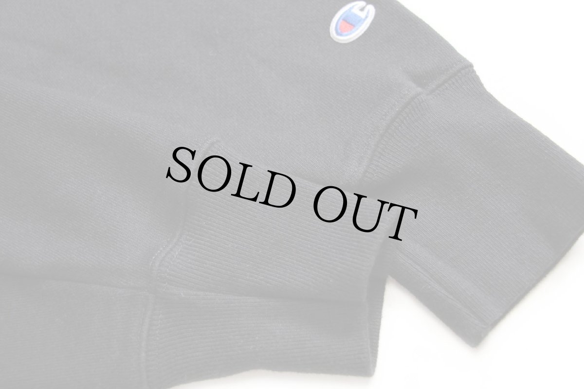 画像6: Championチャンピオン LiftMaster ロゴ刺繍 リバースウィーブ スウェットパーカー 黒 L (6)