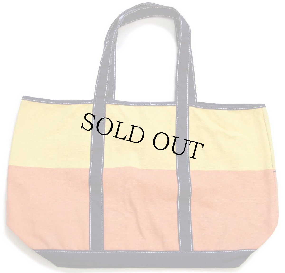 画像2: DISNEY PARKS ディズニー ミッキー マウス バイカラー キャンバス トートバッグ (2)