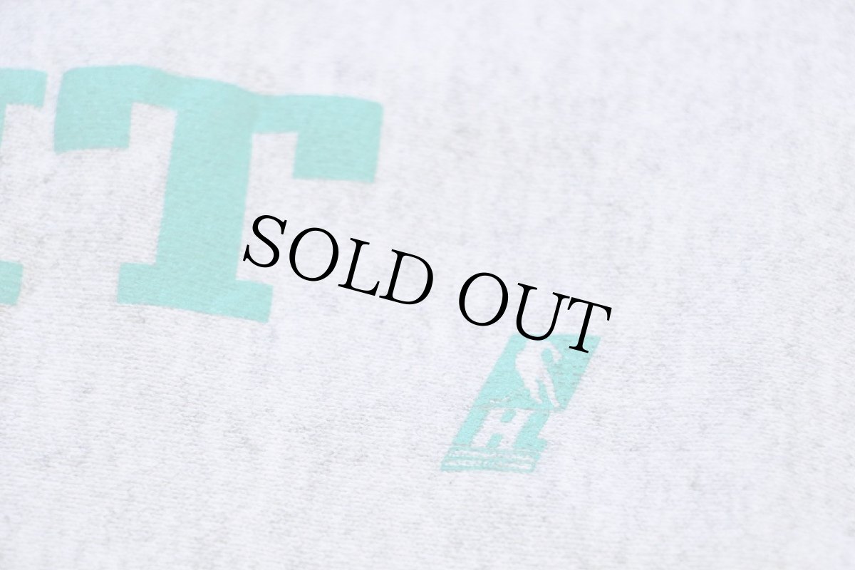 画像4: 90s USA製 Leeリー VIPERS DETROIT 三段中抜き リバースウィーブ スウェット 杢グレー XL (4)