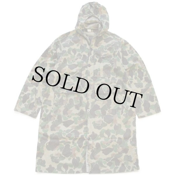 60s UNKNOWN ダックハンターカモ コットン ハンティングコート S