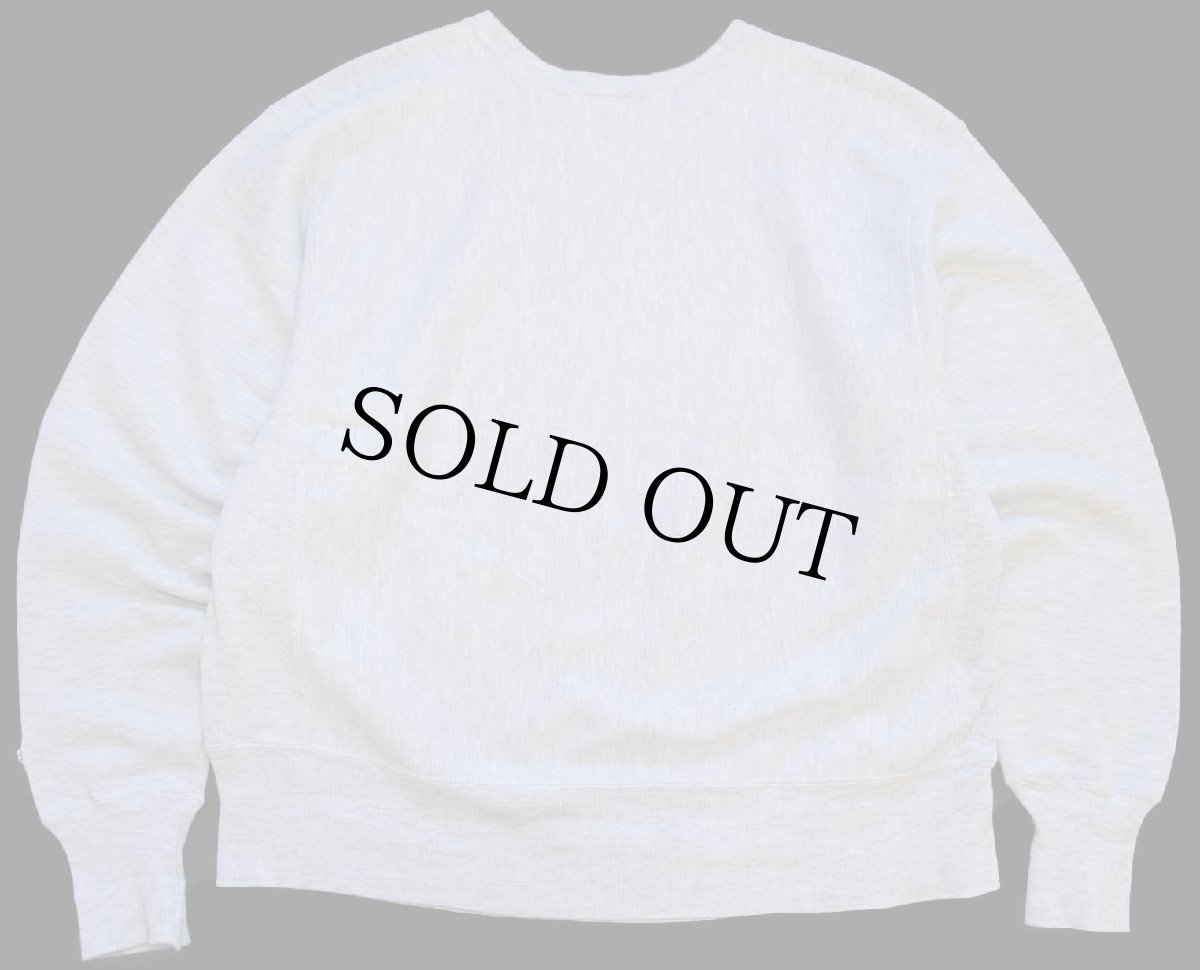 画像2: 90s Championチャンピオン 無地 目無し リバースウィーブ スウェット 杢グレー★ブランク (2)