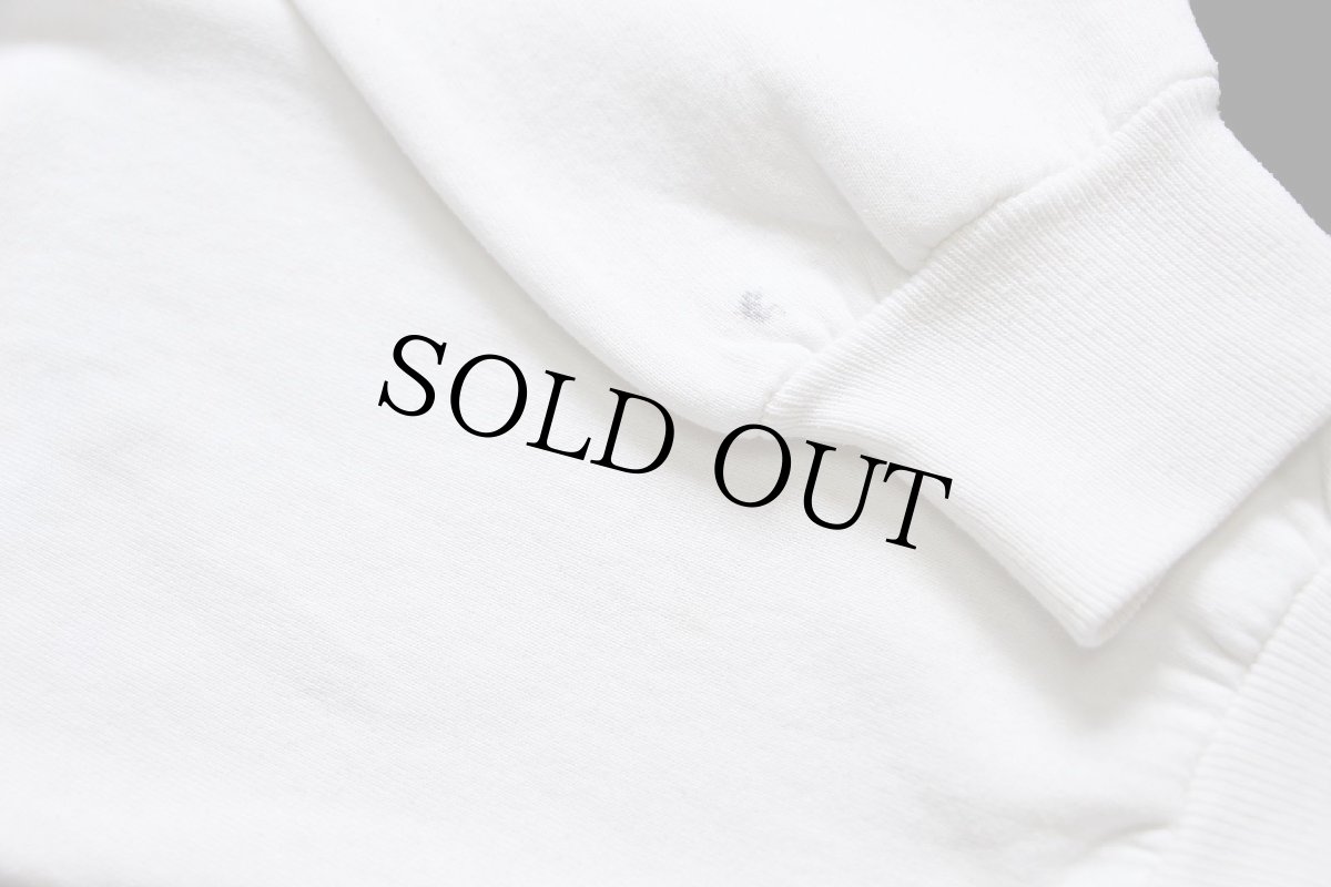 画像7: 90s USA製 RUSSELLラッセル AUBURN UNIVERSITY 前V スウェット オフホワイト XXL★特大 (7)