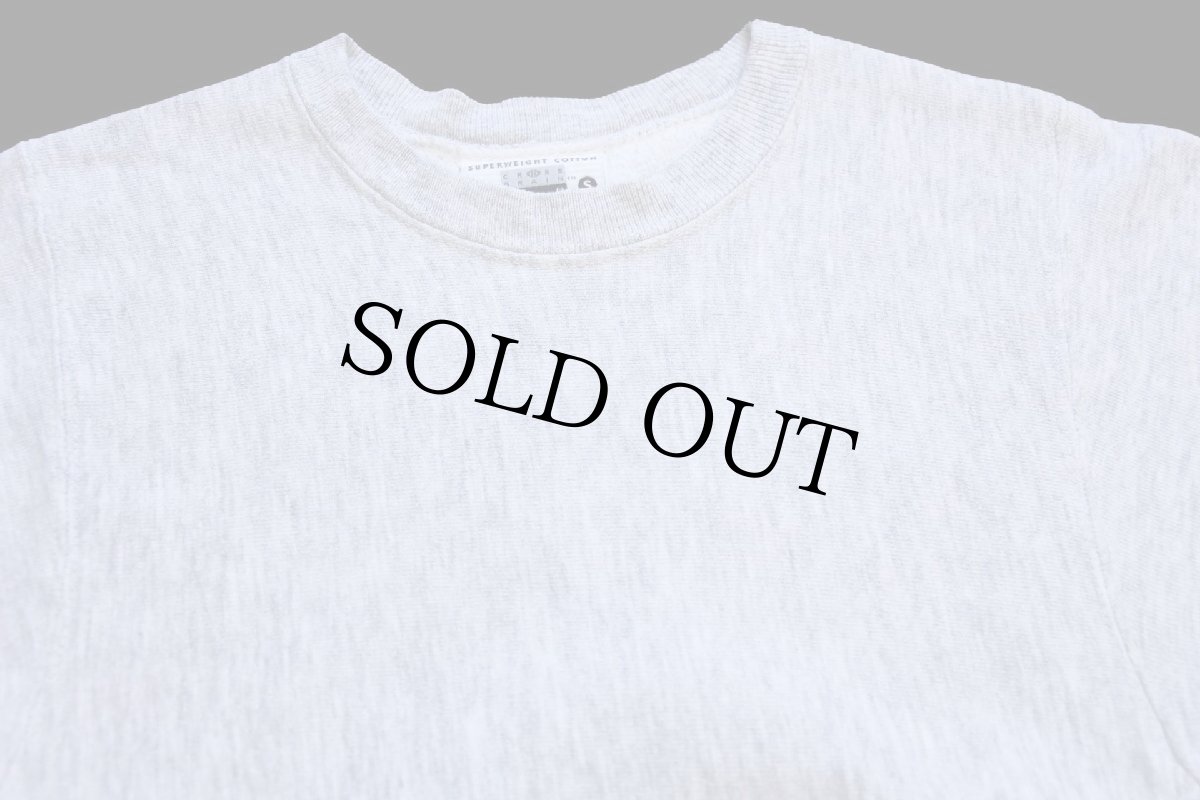 画像3: 90s USA製 Leeリー 無地 リバースウィーブ スウェット 杢グレー S★ブランク (3)