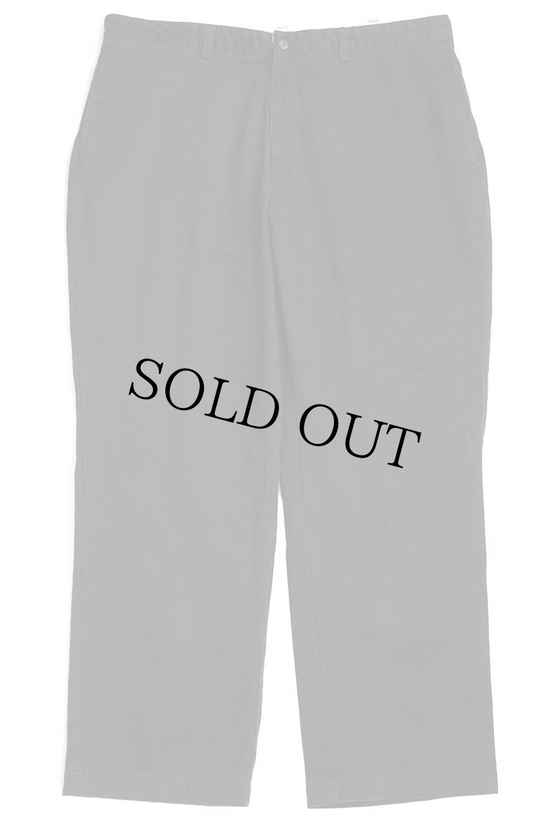 画像2: 90s ポロ ラルフローレン GORDON PANT コットン チノパン 黒 w40 L30 (2)