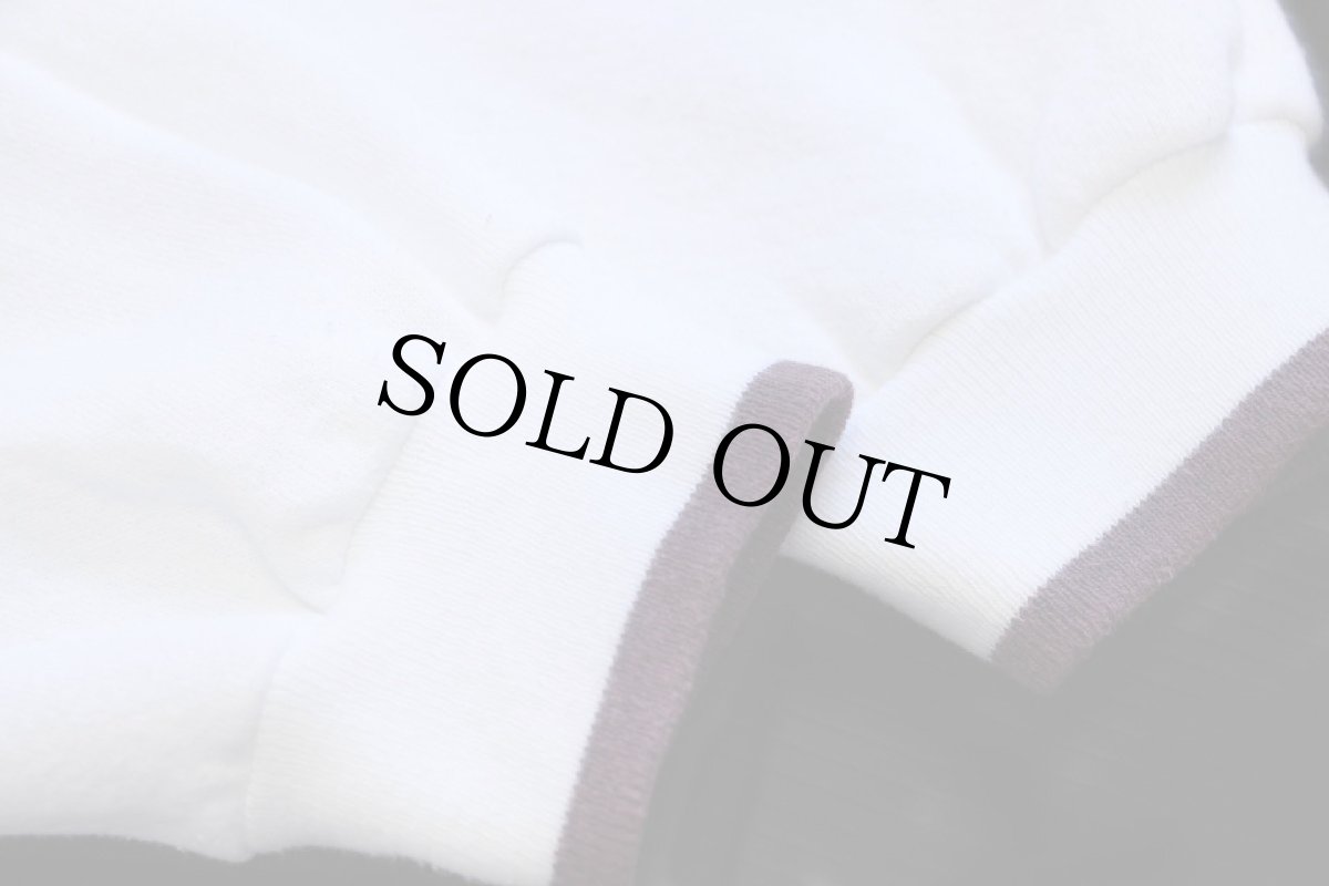 画像6: 90s USA製 Disneyディズニー ミッキー マウス ドナルドダック グーフィー プルート モックネック スウェット 白 XL (6)