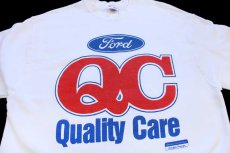 画像3: 90s USA製 Fordフォード QC Quality Care スウェット 白 L (3)