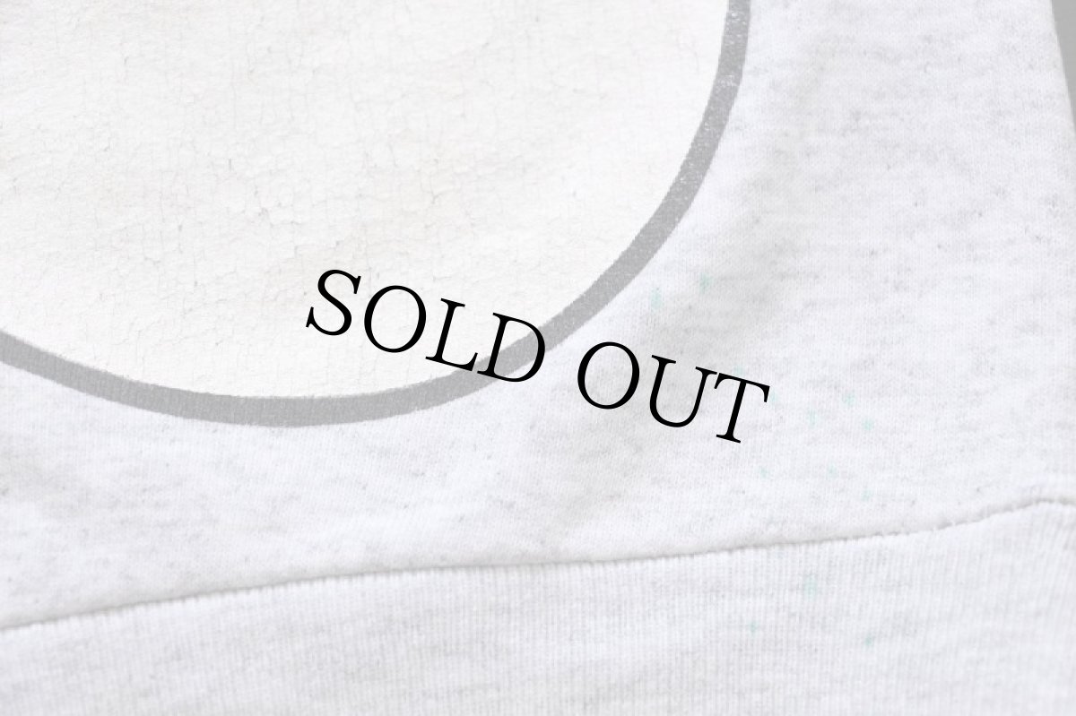 画像5: 80s USA製 Disneyディズニー DONALDドナルドダック 両面プリント スウェット 杢グレー キッズL (5)