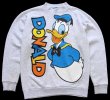 80s USA製 Disneyディズニー DONALDドナルドダック 両面プリント