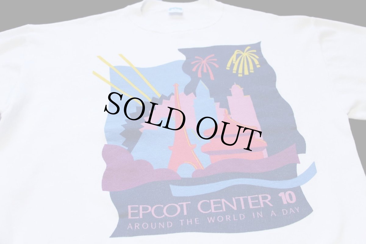 画像3: 80s USA製 Disneyディズニー EPCOT CENTER 10 スウェット 白 XL (3)