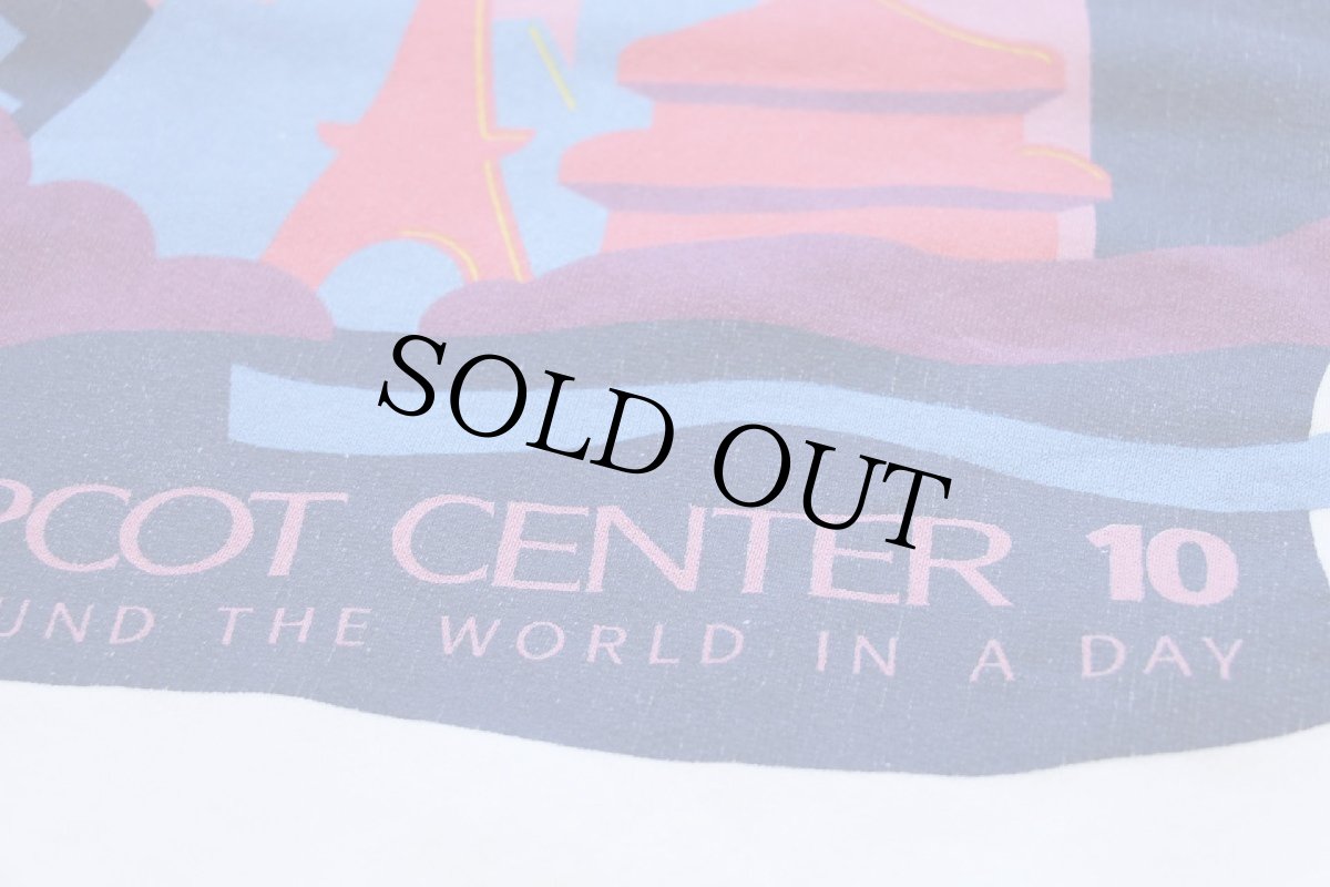 画像4: 80s USA製 Disneyディズニー EPCOT CENTER 10 スウェット 白 XL (4)