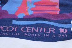 画像4: 80s USA製 Disneyディズニー EPCOT CENTER 10 スウェット 白 XL (4)