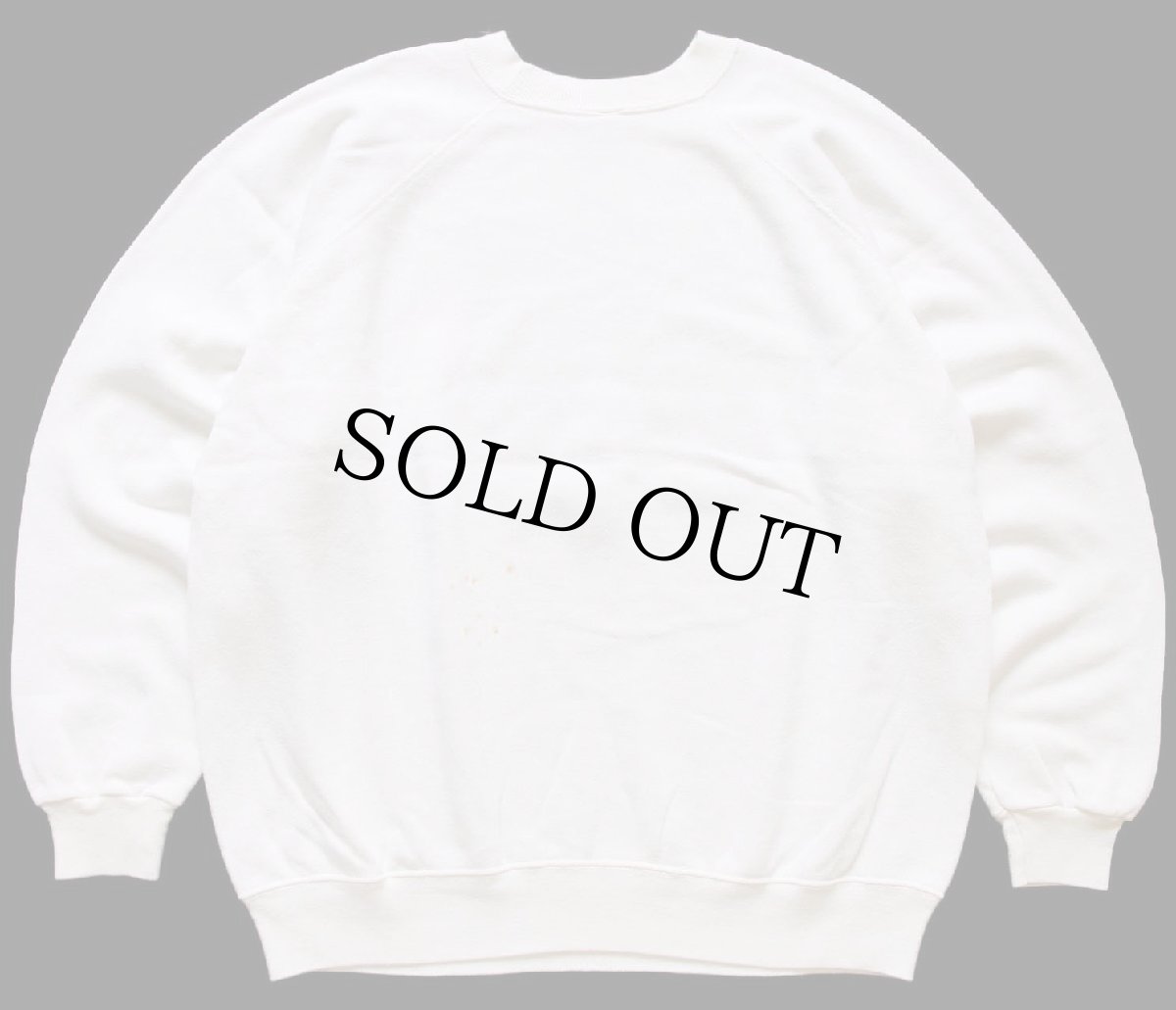 画像2: 80s USA製 Hanes ベア ハート 風船 イラスト スウェット アイボリー L (2)