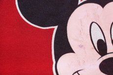 画像4: 90s Disneyディズニー ミッキー マウス ILLINOIS スウェット 赤 (4)