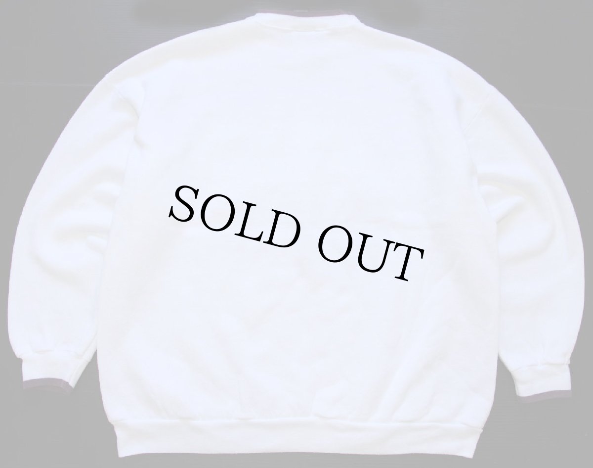 画像2: 90s USA製 Disneyディズニー ミッキー マウス ドナルドダック グーフィー プルート モックネック スウェット 白 XL (2)