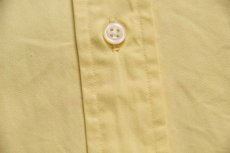 画像4: 90s ラルフローレン BLAKE ワンポイント ボタンダウン コットンシャツ 薄黄★68 (4)